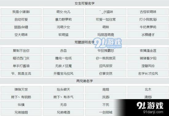王者荣耀群名称大全,王者荣耀群名字霸气名字-第7张图片-于都网 王者荣耀群名称大全,王者荣耀群名字霸气名字-第7张图片-于都网