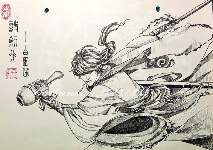 王者荣耀英雄素描大全(王者英雄素描画)-第3张图片-于都网 王者荣耀英雄素描大全(王者英雄素描画)-第3张图片-于都网